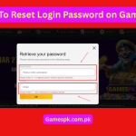 Rest Login password on Gamespk