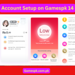 Account Setup on GamesPk 14