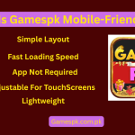 Is Gamespk Mobile-Friendly?